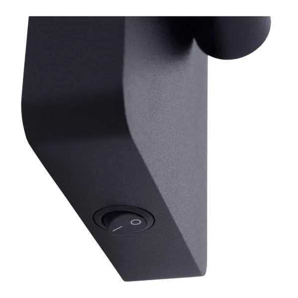 Lucide WYGO - Wandleuchte - LED Dim. - 1x5W 2700K - Schwarz - Detail 2